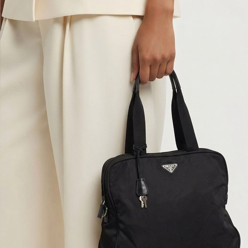 Prada Black Nylon Shoulder Bag/Best price you will find for this beautiful purse